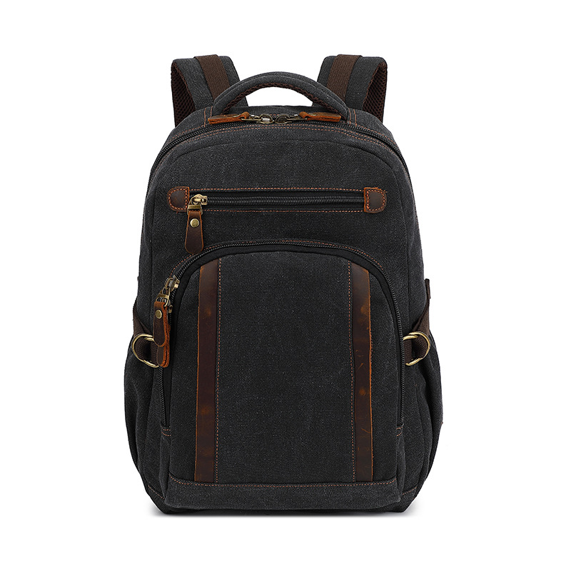 Canvas Backpack Casual - Новый повседневный трансграничный рюкзак, мужской модный