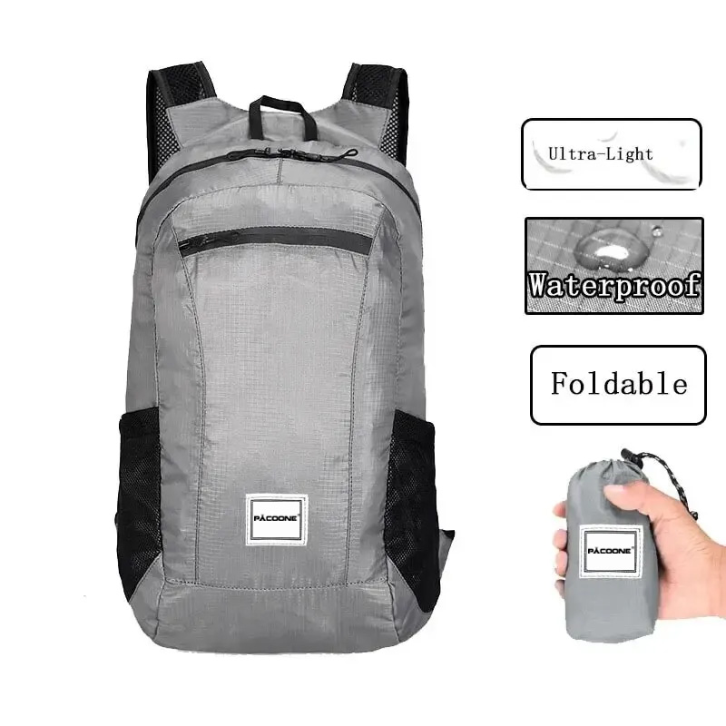 Уличная походная сумка 20 л, л – обзор и цена Foldable Backpack Small