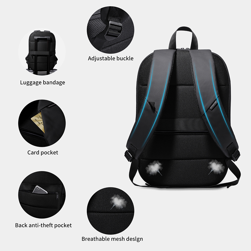 Ультратонкий деловой мужской р – обзор и цена Travel Backpack Anti Theft